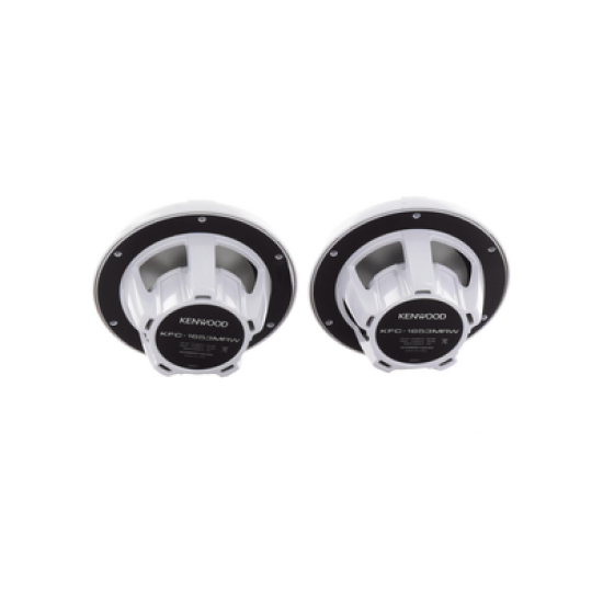 Par de altavoces fabricados en grado marinos en color blanco de 6.5