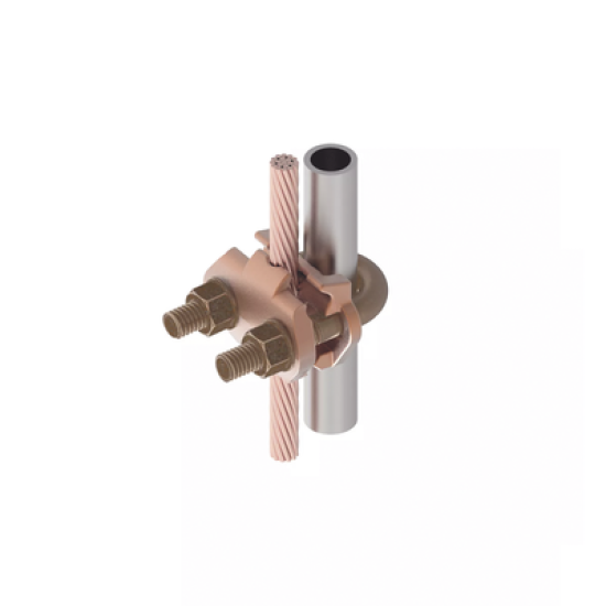 Conector Mecánico para Cable Calibre 2/0 AWG a 250 KCMIL / Paralelo o 90° a Tubo de 3/8