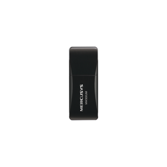 Adaptador Inalámbrico N / 300 Mbps 2.4 GHz / 2 antenas Internas / Diseño Portátil / Más comodo