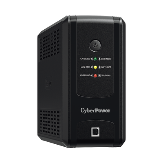 UPS de 1000 VA/500 W, Topología Línea Interactiva, Entrada 120 Vca  NEMA 5-15P, y 8 Salidas NEMA 5-15R, Puerto USB, Con Regulador de Voltaje (AVR)