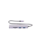 Hub (Adaptador) USB - C / 8 en 1 / 1 Salida HDMI (4K) / 1 Salida USB 2.0 / 3 Salidas USB 3.0 / 1 Salida SD (Memoria SD) / 1 Salida TF (Micro SD) / 1 Entrada USB - C (Carga Rapida / 100 Watts)