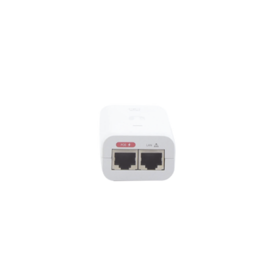 Adaptador POE Ubiquiti (48 VDC, 0.32 A) puerto Gigabit, ideal para equipos UniFi