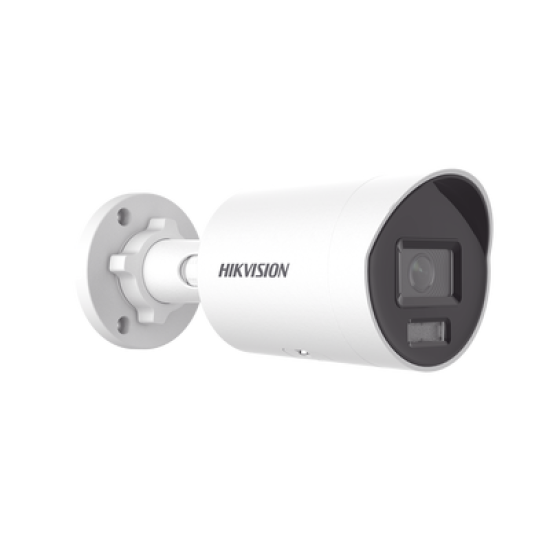 Bala IP 4 Megapixel / Lente 2.8 mm /  Dual Light (40 mts IR + 40 mts Luz Blanca) / Darkfighter S / Microfono Integrado /  Exterior IP67 / WDR 130 dB / 4 Analíticos: AcuSense, Deteccion Facial, Conteo de Personas por Cruce y Zona
