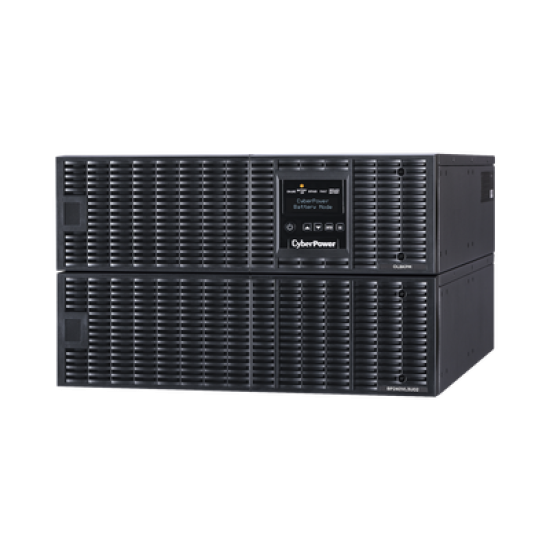 UPS de 8000 VA/ 8000 W, Online Doble Conversión, 200 - 240 Vac de Salida, Terminal Hardwired, Onda Senoidal Pura, Torre o Rack de 6 UR, Con 3 Tomas NEMA L6-30R