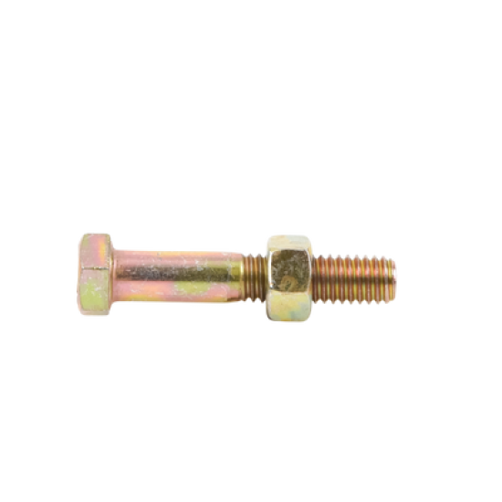 Paquete de 6 Tornillos Grado 5 con Tuercas Tropicalizadas de 3/8