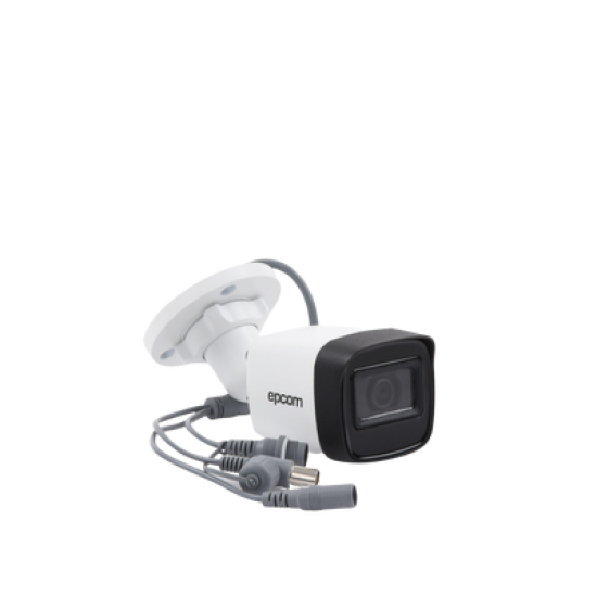 Bala TURBOHD 5 Megapixel / Lente 2.8 mm / 4 Tecnologías (TVI / AHD / CVI / CVBS) / 30 mts SMART IR EXIR / Exterior IP67 / dWDR / Metal