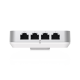 Access Point UniFi U6 In Wall/Montaje p/pared, WIFI 6 2.4 Y 5 Ghz, hasta 5.3 Gbps, 1 pto PoE In, 4 ptos secundarios (1 PoE Out)