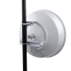 Antena direccional de alta resistencia, Ganancia 30 dBi, (4.9 -6.4 GHz), Plato hondo para mayor inmunidad al ruido, Conectores N-Hembra, Montaje incluido.