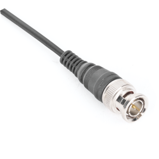 Cable Coaxial Armado con Conector BNC (Video) / Longitud de 1.5 mts / Optimizado para Cámaras 4K / Uso en Interior