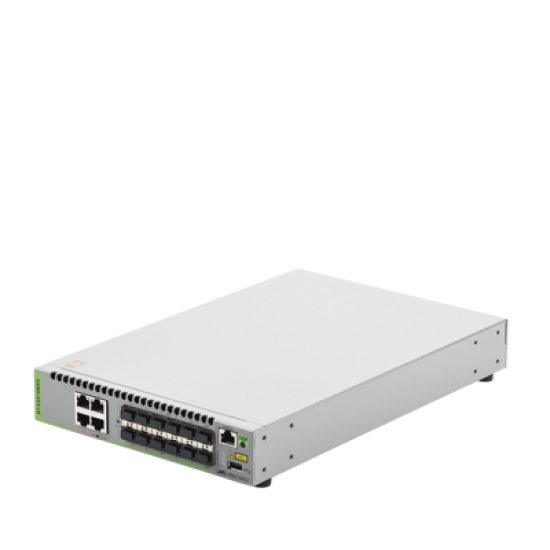 Switch Capa 3 Stackeable 10 Gigabit , 12 puertos SFP/SFP+ 10G y 4 puertos 100/1000/10G Base-T (RJ-45)