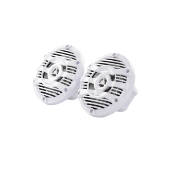 Par de altavoces fabricados en grado marinos en color blanco de 6.5