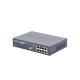 Switch PoE no Administrable, 8 Puertos 10/100/1000 Mbps con 4 Puertos PoE 802.3af/at, Modo Extender Hasta 250 mts