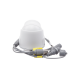 Ultra Mini Turret TURBO 2 Megapixel (1080p) / Gran Angular / Lente 2.8 mm / 20 mts IR EXIR / Exterior IP67 / 4 Tecnologías (TVI / AHD / CVBS) / dWDR / Color Blanco