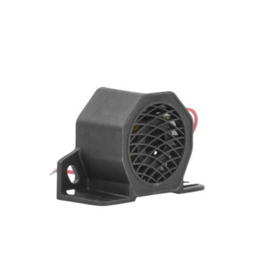 Alarma de reversa y doble tono, 12-24 Vcc, 102 dBA