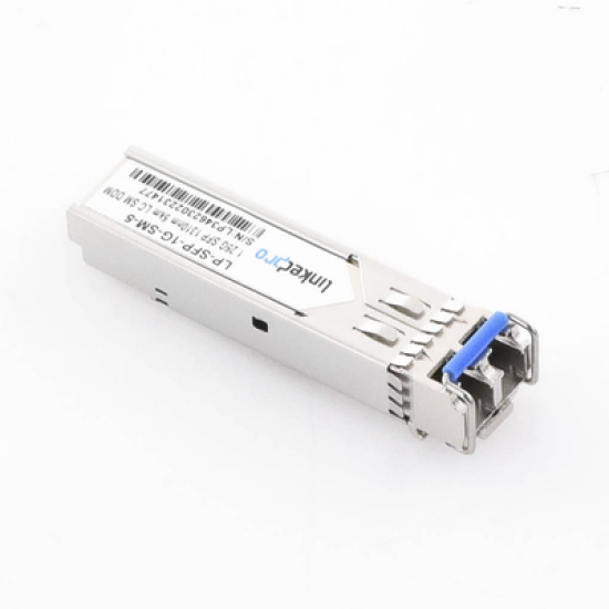 Transceptor Óptico SFP (Mini-Gbic) / Monomodo 1310 nm / 1.25 Gbps / 1000BASE / Conectores LC/UPC Dúplex / DDM / Hasta 5 km 