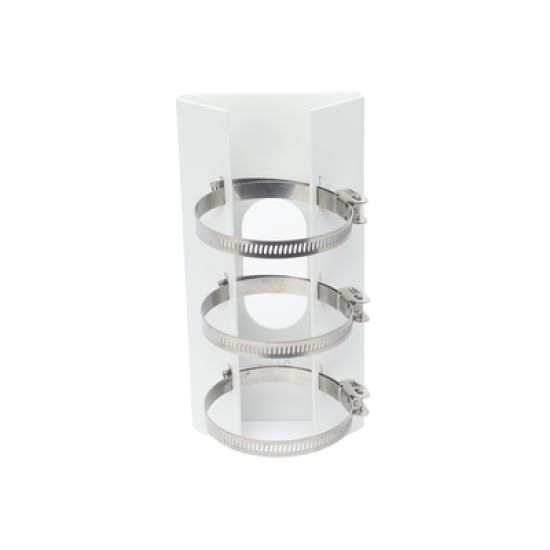 Montaje Vertical para Poste / Material de Acero Inoxidable