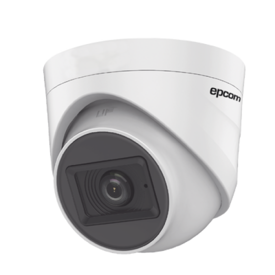 AUDIO POR COAXITRON / Domo TURBOHD 2 Megapixel (1080p) / Gran Angular 106° / Lente 2.8 mm / 20 mts IR EXIR / Interior / 4 Tecnologías / dWDR