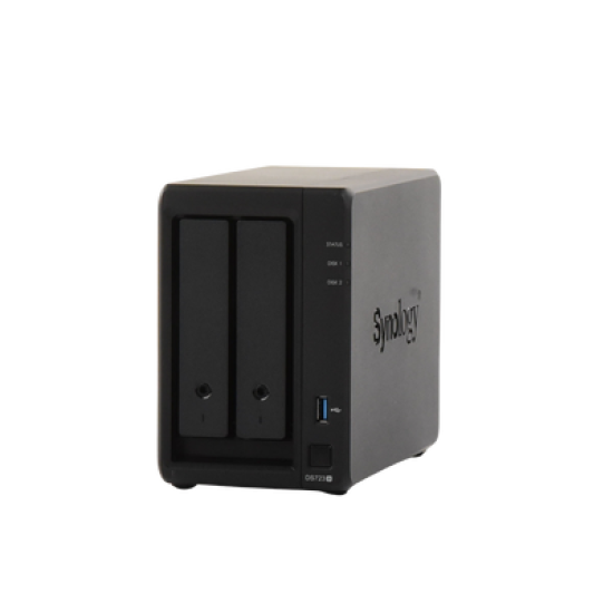 Servidor NAS de 2 Bahías (Expandible a 7 Bahías) / Hasta 126 TB / Servicio Nube Gratis (P2P) / Administración Remota y Respaldo Programado