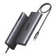 HUB USB-C (Docking Revodok Pro 210) 10 en 1 | 2 Puertos HDMI 8K,4K@60Hz | 3 USB-A | USB-C (5Gbps) | USB-C PD Carga 100W | RJ45 (Gigabit Ethernet) | Lector Tarjetas SD + Micro SD (TF) Simultáneo | Carcasa de Aluminio.