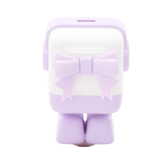 Cargador Mini GaNRobot 30W serie Nexode | 1 USB-C de Carga Rápida | Tecnología GaN II | Multiprotocolo PD/QC/SCP/FCA | Carga Inteligente | Pantalla LED | Zapato Magnético Extraíble | Thermal Guard | Color Lila.