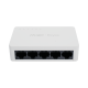 Switch no PoE no administrado, con 5 puertos Gigabit