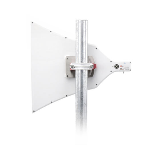 Antena Tipo Horn de 90° , 16 dBi, Ideal para ambientes de alto ruido, 4.9-6.5 GHz, , Conector SMA-Hembra, con montaje incluido 