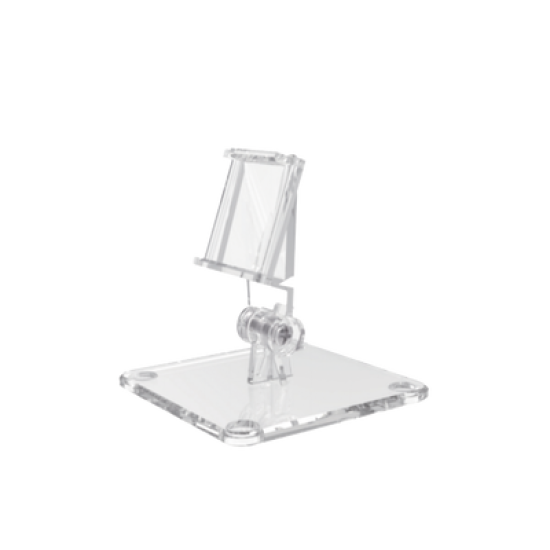 Soporte en T para Etiqueta de Tinta Electrónica / AccessPRO / Rotación de 50 Grados / Escritorio / Compatible con 2.13