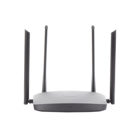 Router Inalámbrico WISP Gigabit / Hasta 1200 Mbps / Doble Banda AC (2.4 GHz y 5 GHz) / 3 Puertos LAN 10/100/1000 Mbps + 1 Puerto WAN 10/100/1000 Mbps /  4 Antenas Externas Omnidireccional de 5 dBi / Interior