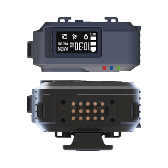 Body Camera para Seguridad, Video Full HD, Descarga de Vídeo automática con estación, Pantalla TFT con indicador de batería y memoria.