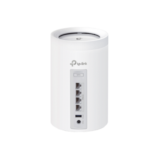 Router Inalámbrico MESH Interior para Hogar / Triple Banda Wi-Fi 7 BE9300 Mbps / 2 Puerto 2.5 Gigabit WAN/LAN / 4 Antenas Internas / Operación Multi-Link MLO / Administración Mediante la App Deco (iOS, Android) / HomeShield