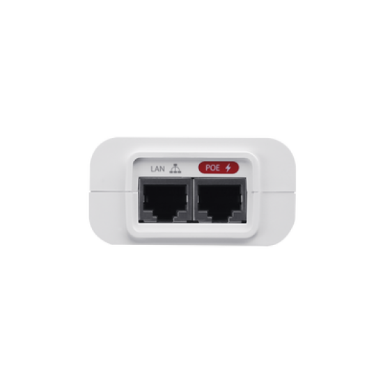 Adaptador POE Ubiquiti (48 VDC, 0.32 A) puerto Gigabit, ideal para equipos UniFi