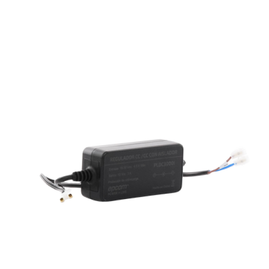 Convertidor de Voltaje con Aislador de 15-30 Vcc a 12 Vcc / 3 Amp Max.