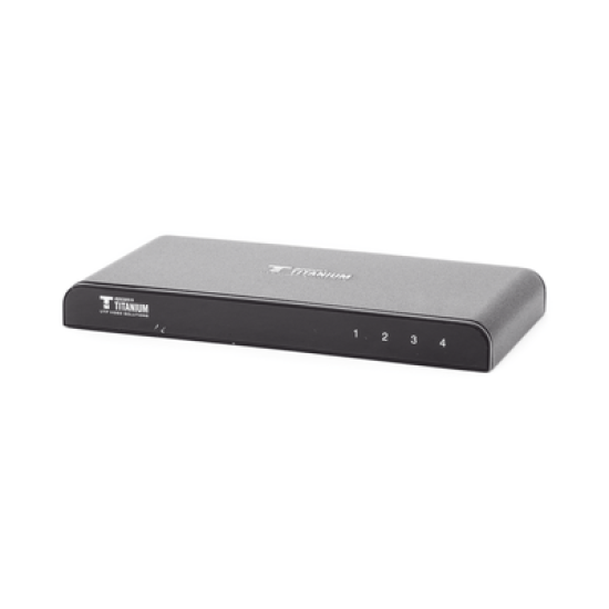 Divisor (Splitter) HDMI 4K de 1 Entrada a 4 Salidas (Simultaneas) / Soporta 4K×2K / Soporta hasta 4 equipos con conexión en Cascada / HDMI 3D  / HDR / HDMI 1.4 /  HDCP 1.4  / Audio PCM / Longitud del cable de entrada ≤30m y salida ≤25m.