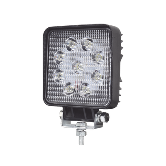 Luz de trabajo de 9 LED , 2300 Lúmenes, 27 Watts, 10-30 Vcc, IP67