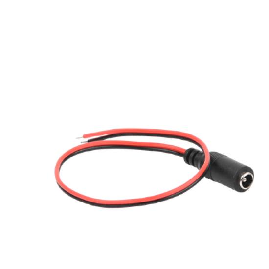 Cable con conector hembra, alimentación para Vcc con puntas libres.