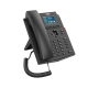 Teléfono IP Wi-Fi empresarial para 4 líneas SIP con pantalla LCD de 2.4 pulgadas a color, Opus y conferencia de 3 vías, PoE.