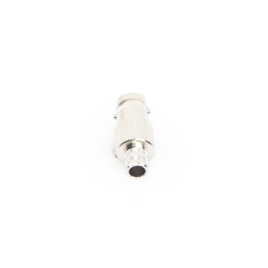 Conector BNC Hembra de 75 Ohm, Anillo Plegable para Cable RG-6/U, Níquel/ Oro/ Teflón.