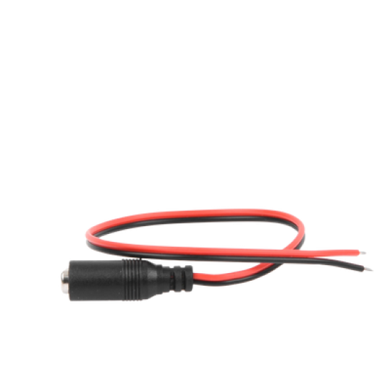 Cable con conector hembra, alimentación para Vcc con puntas libres.