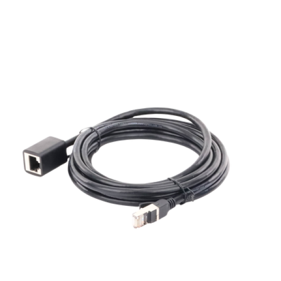 Cable de Extensión Cat6 RJ45 F/UTP / Macho a Hembra / 3m / Método de conexión 568B / Velocidad de transmisión 1000Mbps / Ancho de banda del canal 250MHz /Caja de Cobre / Negro