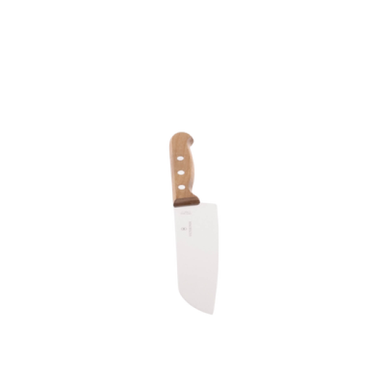 Cuchillo Santoku Wood de 17 cm, Filo con Corte Recto, Estilo Japonés