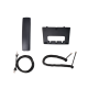 Teléfono IP empresarial para 4 líneas SIP con 2 pantallas LCD, 6 teclas BLF/DSS, conferencia de 3 vías, PoE