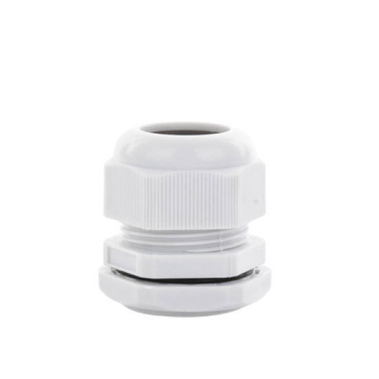 Conector Plástico Tipo Glándula para Cable de 18 a 25 mm de Diámetro.