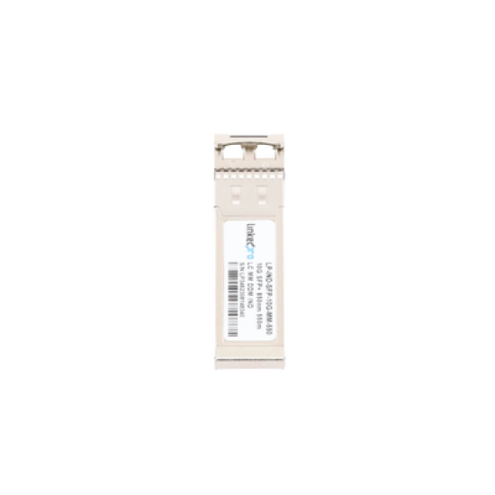 Transceptor Óptico Industrial SFP+ (Mini-Gbic) / Multimodo 850 nm / 10 Gbps / 10GBASE-SR / Conectores LC/UPC Dúplex / DDM / Hasta 550 m 