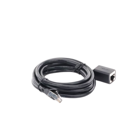 Cable de Extensión Cat6 RJ45 F/UTP / Macho a Hembra / 2m / Método de conexión 568B / Velocidad de transmisión 1000Mbps / Ancho de banda del canal 250MHz / Caja de Cobre / Negro
