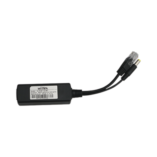 Splitter PoE IN 802.3 af/at / Se Puede Energizar Hasta con 30W / Salida de 12 Vcc / Instalación es Escritorio (superficie plana) / Idea para cámas IP SIN PoE (CCTV)