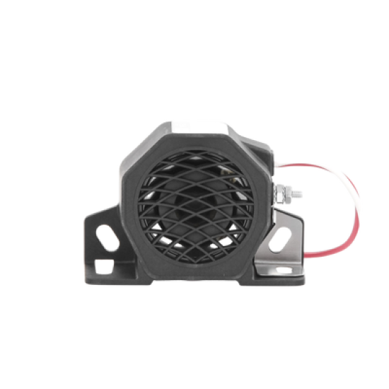 Alarma de reversa y doble tono, 12-24 Vcc, 102 dBA