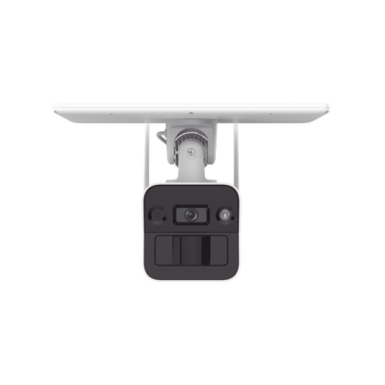 Kit Solar IP All in One / Doble Detección (Radar + PIR) / Bala IP 4 Megapixel / Lente 4 mm / Panel Solar / Batería de Respaldo de Litio 10Ah (Hasta 11 Días) / Conexión 4G / Audio de Dos Vías / Accesorios de Inst. / Direc