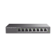Switch PoE+ Gigabit No Administrable / 8 puertos 10/100/1000 Mbps / 4 puertos PoE+ /  hasta 60W