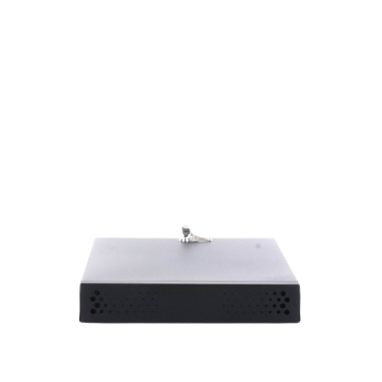 Gabinete Metálico de Seguridad para DVR/NVR, Ancho 396 mm x 78 mm de Alto x 