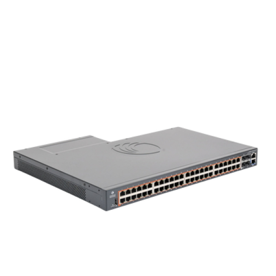 Switch PoE inteligente / cnMatrix EX2052R-P / PoE+ / 48 puertos x 1 Gps / 4 SFP+, fuente de alimentación extraíble